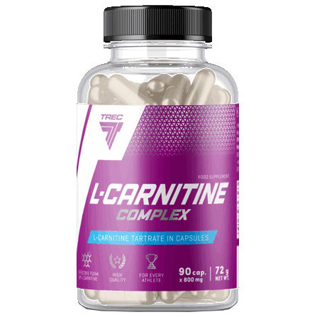 Л-Карнітин Trec Nutrition L-Carnitine Complex 90 caps, фото 1