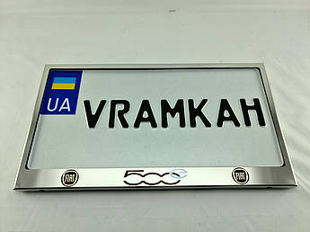 Номерна рамка для авто Fiat 500e, рамка під американський номер