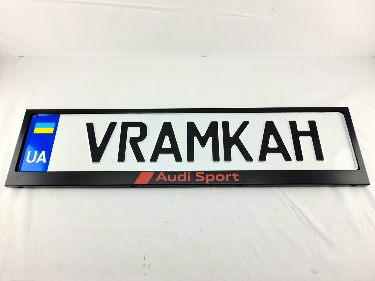 Номерна рамка для авто Audi Sport black