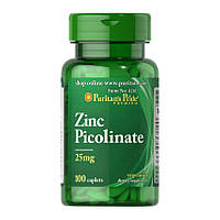 Цинк Піколінат Puritan's Pride Zinc Picolinate 25 mg 100 caplets