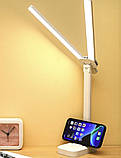 Лампа настільна від USB на акумуляторі, світильник акумуляторний10вт (лампа від usb, лампа настільна від павербанка), фото 5