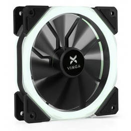 Кулер до корпусу Vinga LED fan-02 white - оригінал