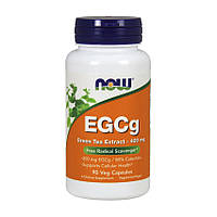 Экстракт зеленого чая Now Foods EGCg Green Tea Extract 400 mg 90 veg caps Галлат Эпигаллокатехина