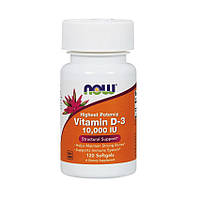 Витамин Д3 Now Foods Vitamin D-3 250 mcg 10,000 IU 120 softgels