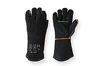 Перчатки краги для сварщика TM SG ,черные (размер : 14)