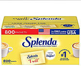 Цукрозамінник сукралоза Splenda 800 packets США натуральний низькокалорійний