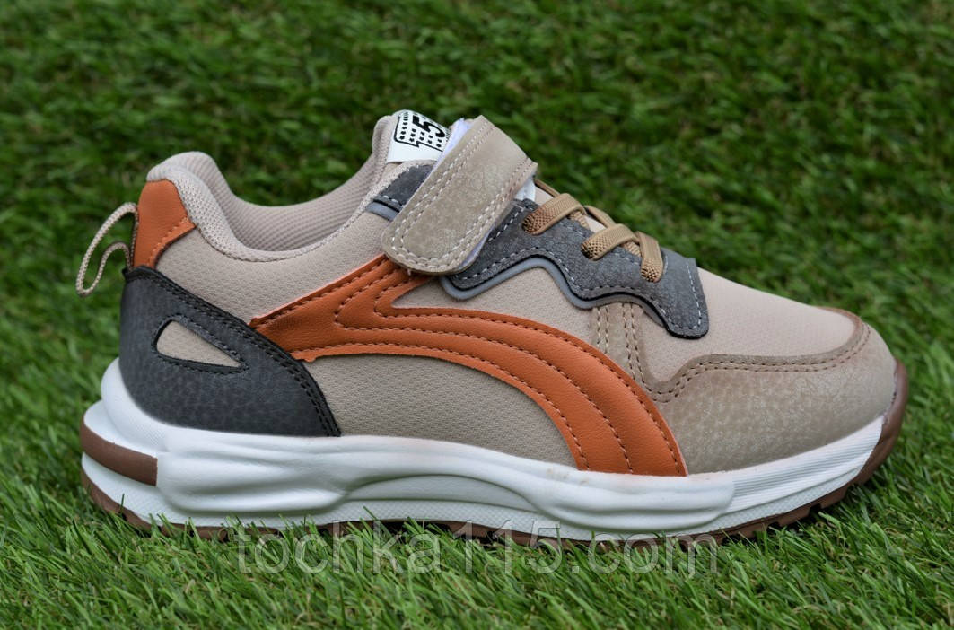 Коричневі дитячі кросівки Jong Golf nike brown р31-33, фото 1