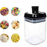 Органайзер для сипучих Food Storage Container 6 Контейнерів, Набір пластикових контейнерів для круп, фото 5