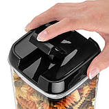 Органайзер для сипучих Food Storage Container 6 Контейнерів, Набір пластикових контейнерів для круп, фото 7