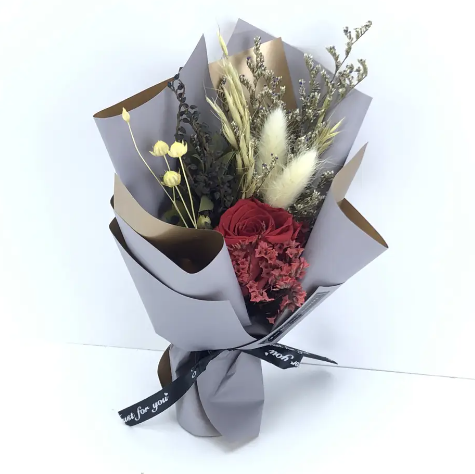 Букет квітів BOUQUET OF FLOWERS 01, Сухі квіти для декору, Букет з польових квітів, фото 1