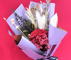 Букет квітів BOUQUET OF FLOWERS 01, Сухі квіти для декору, Букет з польових квітів, фото 3