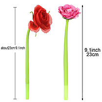 Гелева ручка Червоні троянди pencil flowers PF2, Ручка Квітка, Ручка Квітка, фото 5