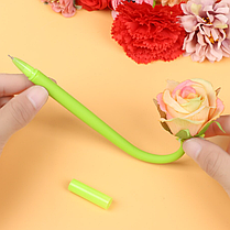 Ручка РОЗИ РІЗНОКВІТНІ pencil-flowers, PF1, Ручка Квітка, фото 3