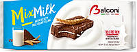Бисквитное шоколадное пирожное с молочным кремом Balconi Mix Milk (10х35г) 350г Италия