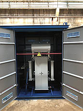Трансформаторна підставка КТП тупикова кіоскового типу КТП1-160 кВА без силового трансформатора, фото 2