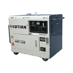 Дизельний генератор LUTIAN 5GF-LDE (Закритого типу, однофазний, електричний старт)