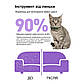 Набір котяча м'ята та фурмінатор для котів і собак FURminator патентний розмір L фіолетовий, фото 5