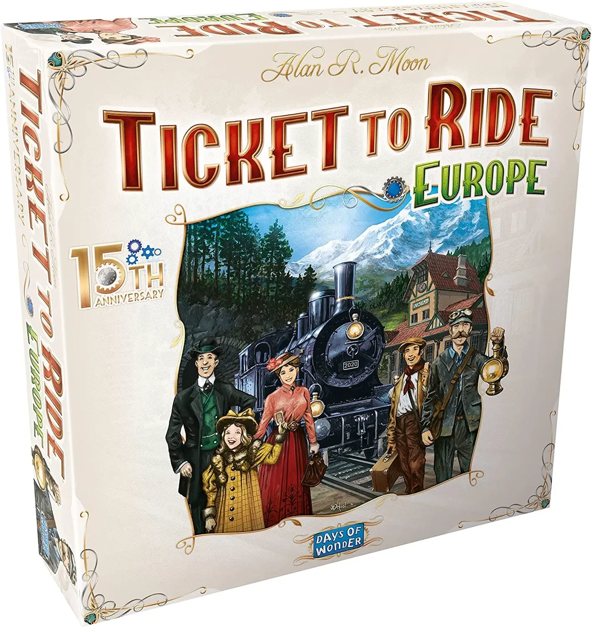 Настільна гра Ticket to Ride: Europe. 15th Anniversary (Квиток на потяг: Європа. 15-та річниця (Англійською))