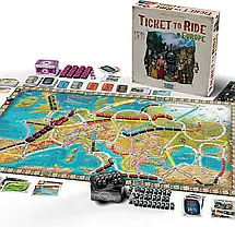 Настільна гра Ticket to Ride: Europe. 15th Anniversary (Квиток на потяг: Європа. 15-та річниця (Англійською)), фото 3