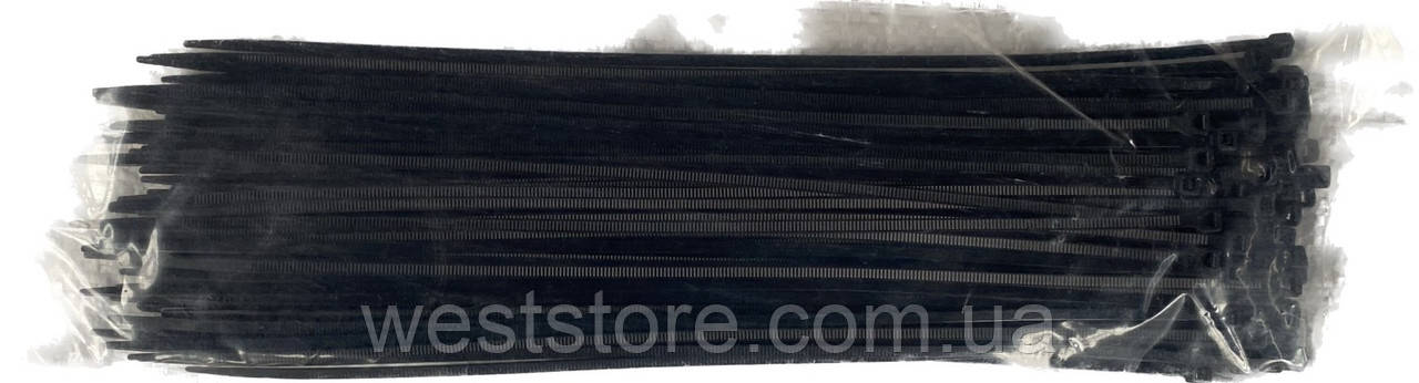 Хомут Пластиковый 3,6х300мм черный (100 шт) (ID#1747987717), цена: 140 ...