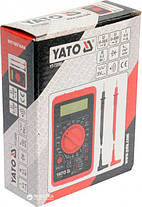 Мультиметр цифровий з продзвонкою (тестер) YATO YT-73080, фото 6
