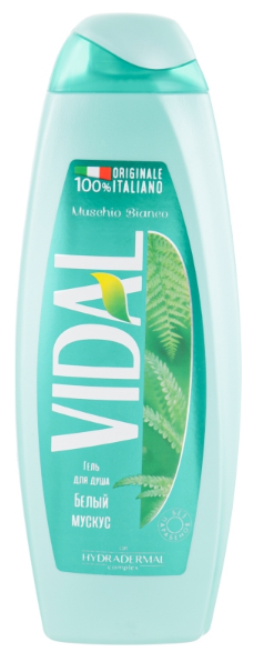 

Гель для душа Белый Мускус Vidal 500мл