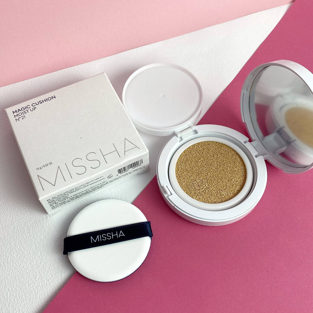 

Тональный крем-кушон Missha Cushion Moist Up SPF50+/PA+++ №23