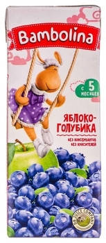 

Детский сок Bambolina (Бамболино) 200мл от Яблоко-голубика