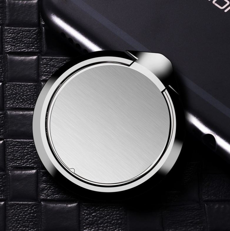 

Кольцо держатель цельнометаллическое Coobowe для смартфона Черный