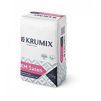 Шпаклевка финишная SATEN гипсовая Krumix 25 кг