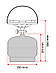 Кемпінговий набір газовий Intertool з балоном на 5 л GS-0005, фото 4