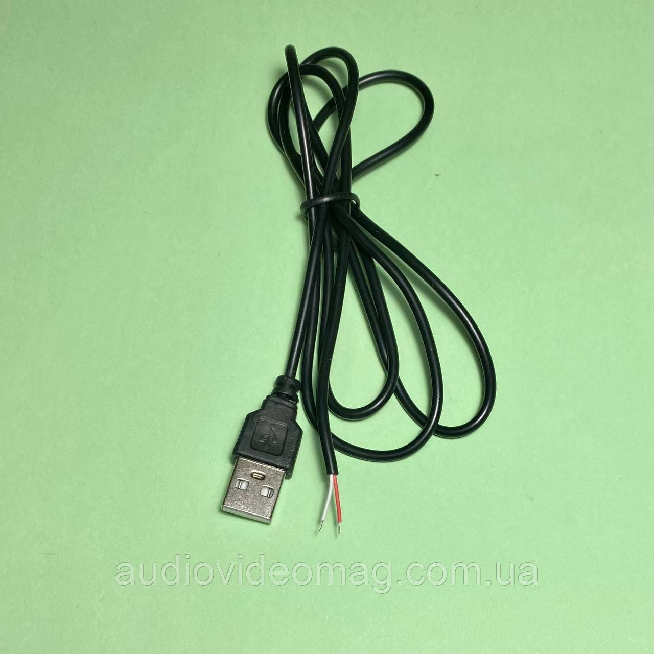 Штекер USB з кабелем 1 метр, для паяння
