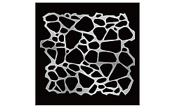 Трафарет "Дикий камінь-2" 590х660мм товщина 0,5 мм