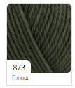 Нитки пряжа для в'язання  75/25 WOOLTIME Вултайм № 873 - плющ