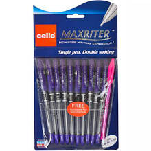 Ручка масляна MAXRITER 727+1 Cello фіолетова