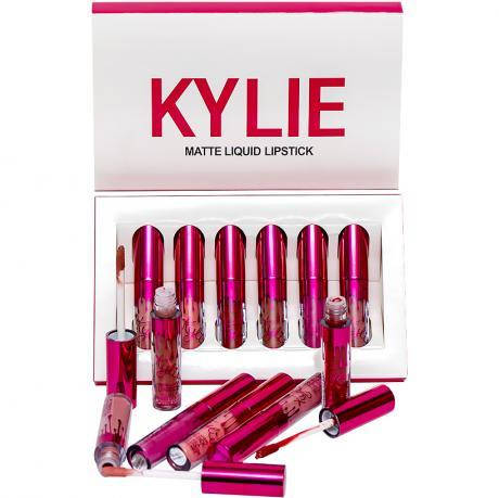 Помада KYLIE матова 6шт К006 рожева, фото 2