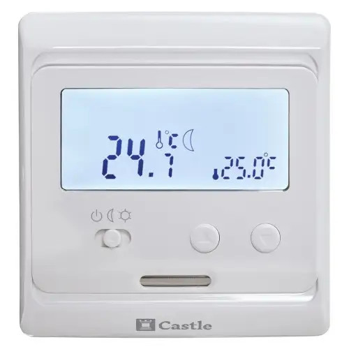 Терморегулятор Электрический Castle Е 31.116 для Теплого Пола — Купить ...