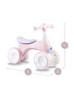 Біговел каталка дитячий чотириколісний MoMi TOBIS Pink зі світлом і мильними бульбашками для дівчинки від 2 років, фото 6