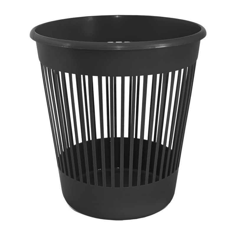 Кошик для паперів 10 літрів чорний Axent Delta D4018-01, 38387, фото 1