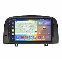 Штатная магнитола Lesko для Hyundai Sonata V (NF) 2004-2010 9" 2/32Gb CarPlay 4G Wi-Fi GPS Prime Хюндаи Соната