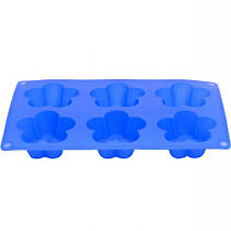 Форма сил. тарталетки на планшеті "Квіти" 6 шт 27*17*3 см X3-126 MZOPT, фото 4