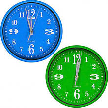 Настінні годинники Х2-28 "Коло кольоровий циферблат" 24,5*4см 562J3