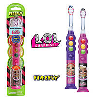 Электрическая зубная щётка детская Firefly Ready Go Light Up с таймером, зубная щетка ЛОЛ для детей подсветка