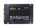 Накопитель SSD 1ТB Samsung 870 QVO 2.5" SATAIII V-NAND MLC (MZ-77Q1T0BW), фото 5