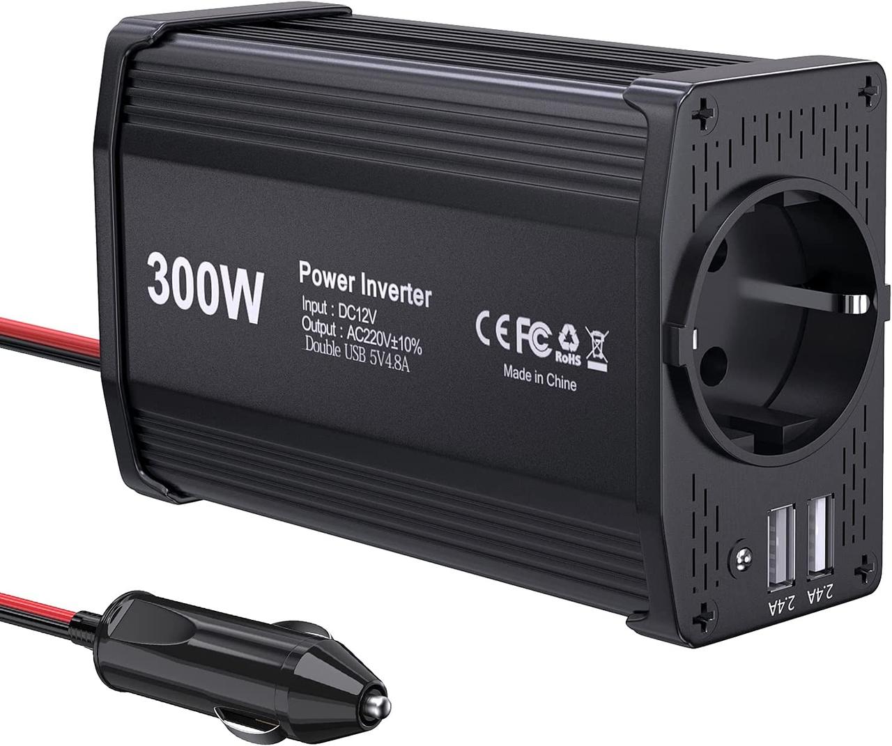 Автомобільний інвертор Inverter LEICESTERCN 300 W Car Inverter, фото 1