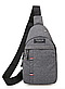 Чоловічий слінг через плече / Чоловіча сумка через плече / Барсетка / Сумка бананка, фото 2