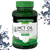 Масло МСТ Nature's Truth MCT Oil 1200 мг 100 гелевых капсул