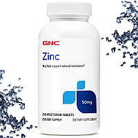 Цинк GNC Zinc 50 мг 250 таблеток
