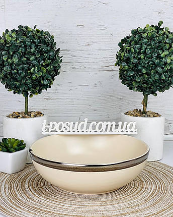 Салатник Ardesto Liguria 22 см Cream AR2922LCC, фото 1