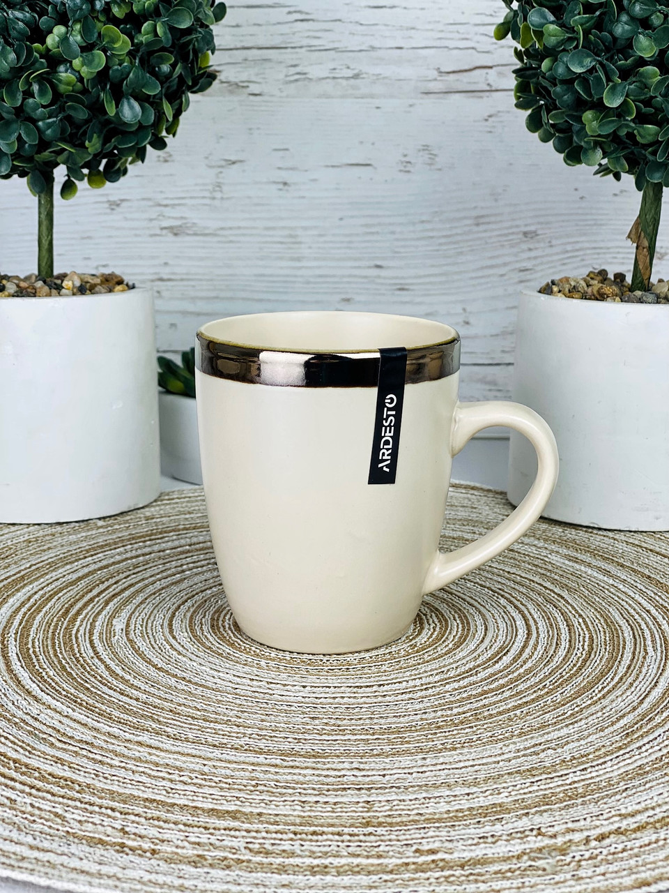 Чашка Ardesto Liguria 360 мл Cream AR2936LCC